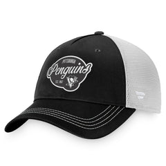 NHL Pittsburgh Penguins Fanatics Women's Fundamental Trucker Adjustable Hat