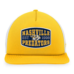 NHL Nashville Predators Fanatics Foam Front Patch Trucker Snapback Hat