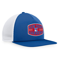 NHL New York Rangers Fanatics Foam Front Patch Trucker Snapback Hat