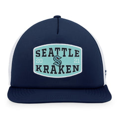 NHL Seattle Kraken Fanatics Foam Front Patch Trucker Snapback Hat