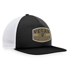 NHL Vegas Golden Knights Fanatics Foam Front Patch Trucker Snapback Hat