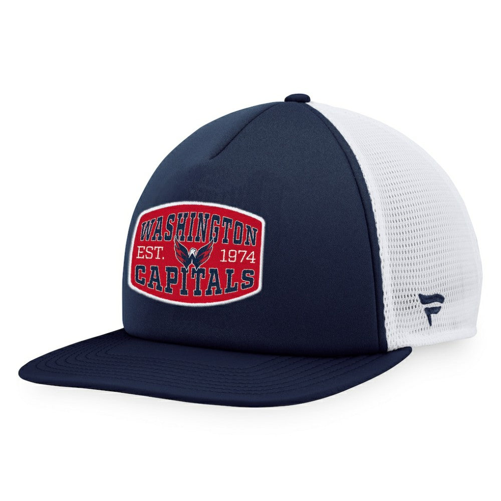 NHL Washington Capitals Fanatics Foam Front Patch Trucker Snapback Hat