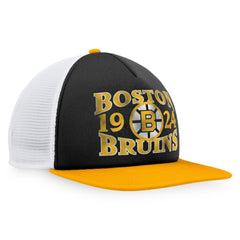 NHL Boston Bruins Fanatics Heritage Vintage Foam Front Trucker Snapback Hat