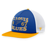 NHL St. Louis Blues Fanatics Heritage Vintage Foam Front Trucker Snapback Hat