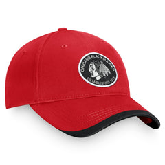 NHL Chicago Blackhawks Fanatics Fundamental Adjustable Hat