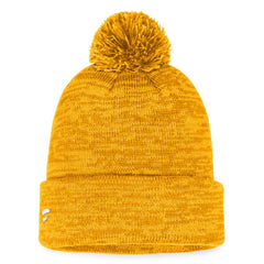 NHL Nashville Predators Fanatics Fundamental Cuffed Knit Hat with Pom