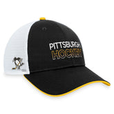 NHL Pittsburgh Penguins Fanatics Authentic Pro Alternate Jersey Trucker Adjustable Hat
