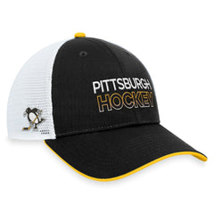NHL Pittsburgh Penguins Fanatics Authentic Pro Alternate Jersey Trucker Adjustable Hat