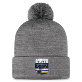 NHL St. Louis Blues Fanatics Authentic Pro Home Ice Cuffed Knit Hat with Pom