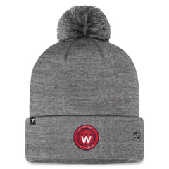 NHL Washington Capitals Fanatics Authentic Pro Home Ice Cuffed Knit Hat with Pom