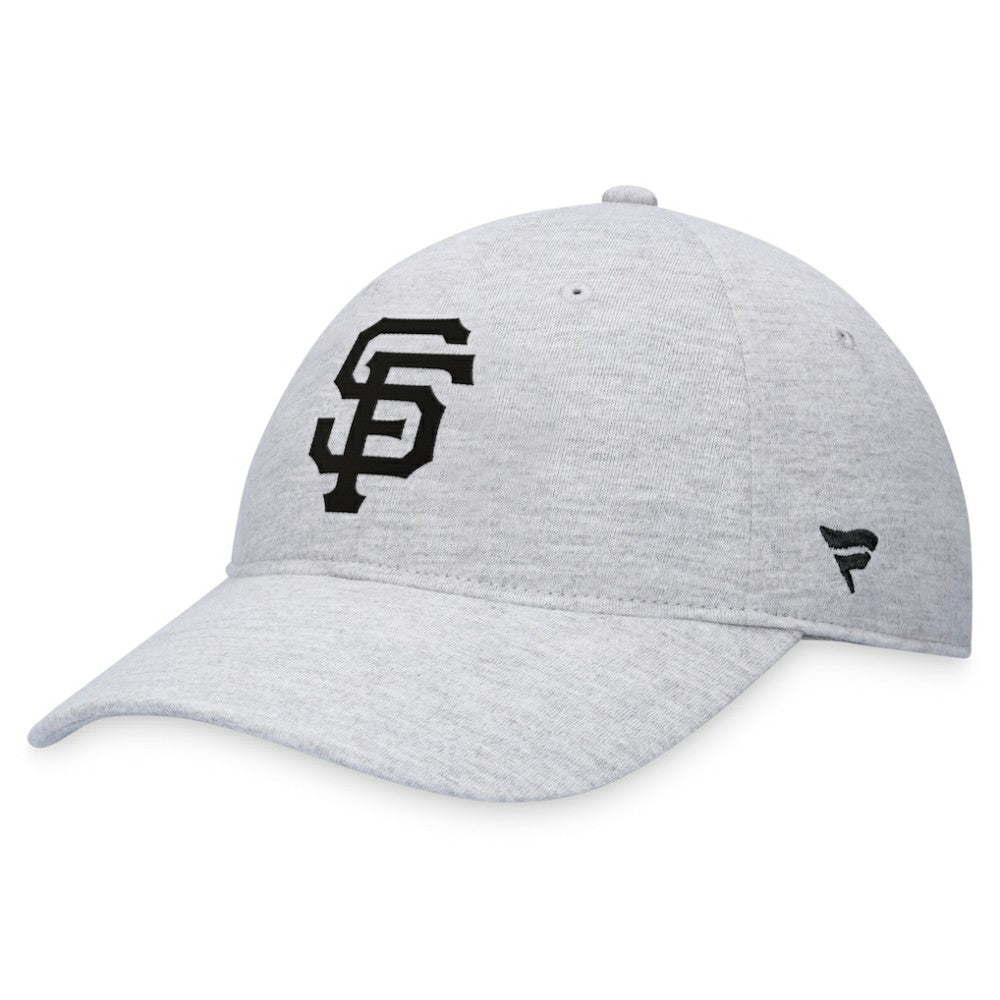 Gray San Francisco Giants Fanatics Logo Adjustable Hat