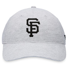 Gray San Francisco Giants Fanatics Logo Adjustable Hat