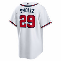 White John Smoltz Atlanta Braves Nike Home Retired Player Replica Jersey