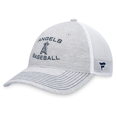 Gray Los Angeles Angels Fanatics Trucker Adjustable Hat
