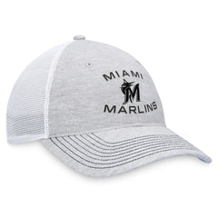 Gray Miami Marlins Fanatics Trucker Adjustable Hat