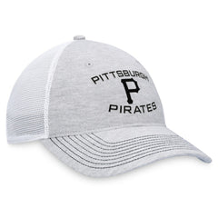 Gray Pittsburgh Pirates Fanatics Trucker Adjustable Hat