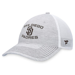 Gray San Diego Padres Fanatics Trucker Adjustable Hat