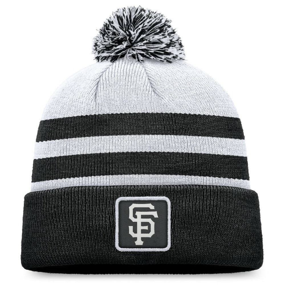 Gray San Francisco Giants Fanatics Cuffed Knit Hat with Pom