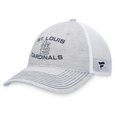 Gray St. Louis Cardinals Fanatics Trucker Adjustable Hat
