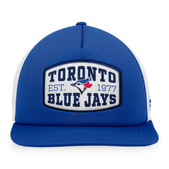Royal Toronto Blue Jays Fanatics Foam Front Patch Trucker Snapback Hat
