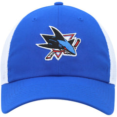 NHL San Jose Sharks adidas Color Pop Trucker Adjustable Hat