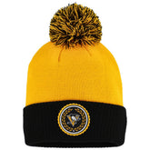 NHL Pittsburgh Penguins adidas Women's Laurel Cuffed Knit Hat with Pom