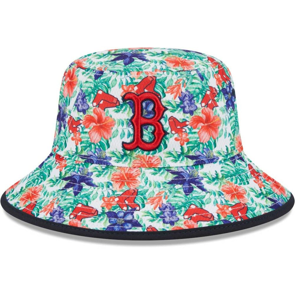 Boston Red Sox New Era Tropic Floral Bucket Hat