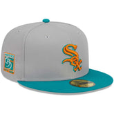 Gray/Teal Chicago White Sox New Era 59FIFTY Fitted Hat