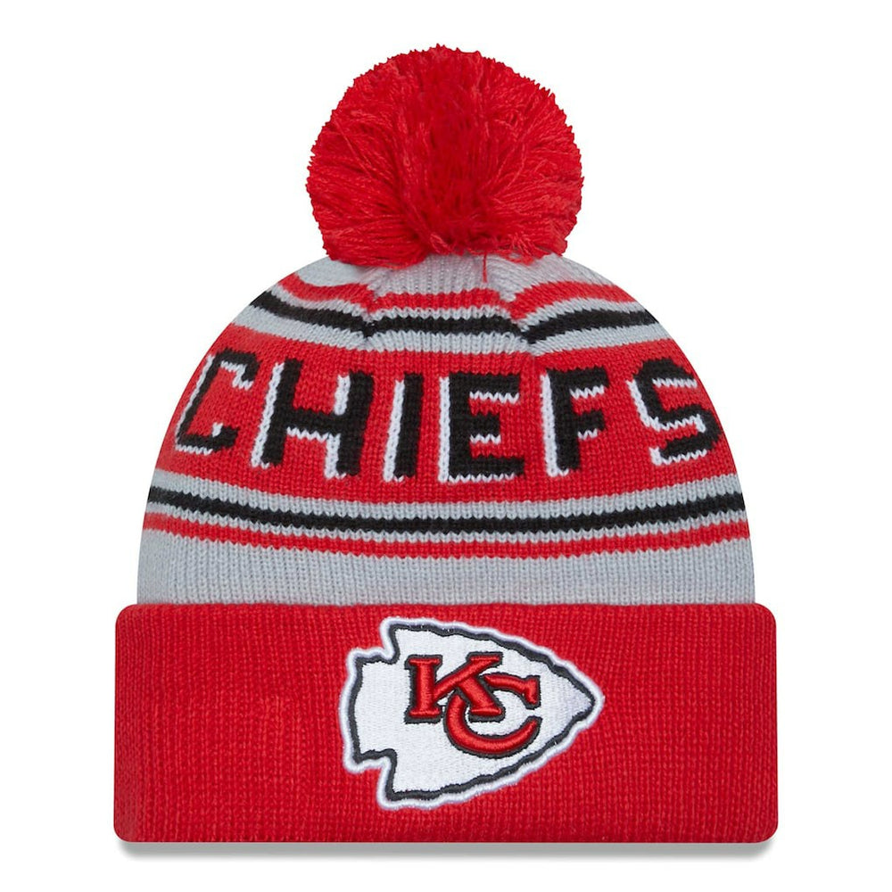 Main Cuffed Knit Hat with Pom - Kansas City Chiefs Hats