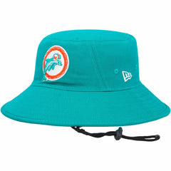 Throwback Logo Main Bucket Hat - Miami Dolphins Hats
