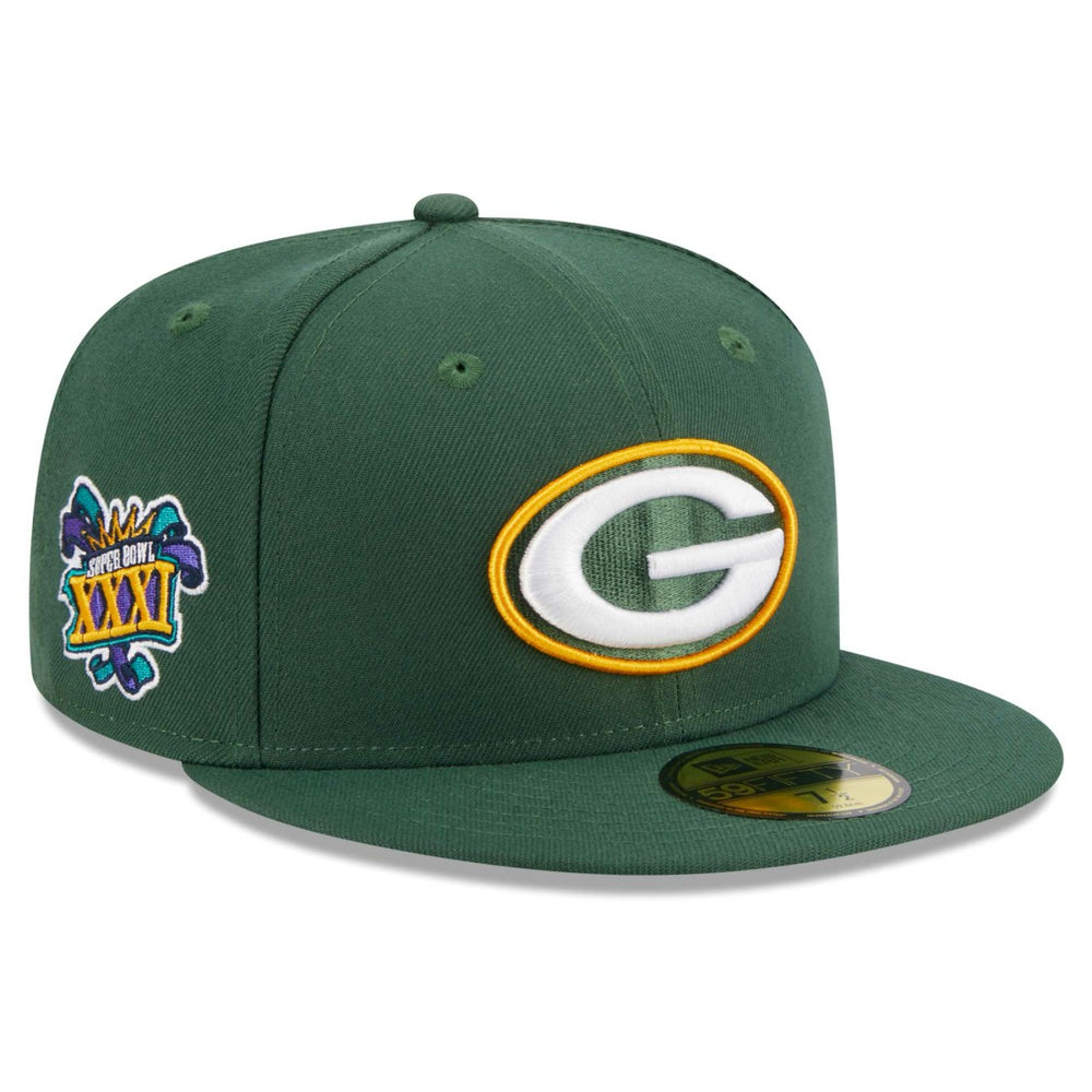 Main Patch 59FIFTY Fitted Hat - Green Bay Packers Hats