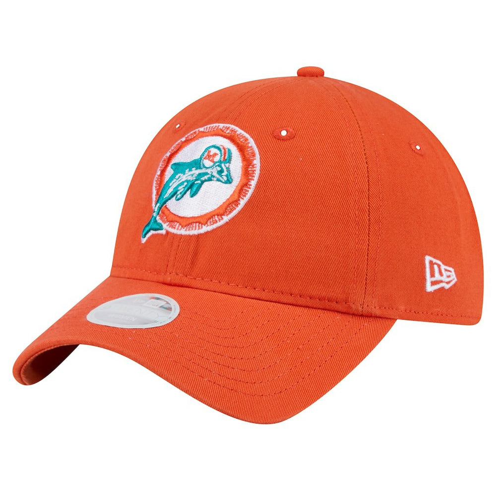 Women's Throwback Main Core Classic 2.0 9TWENTY Adjustable Hat - Miami Dolphins Hats