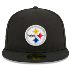 Main Patch 59FIFTY Fitted Hat - Pittsburgh Steelers Hats