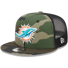Youth Main Trucker 9FIFTY Snapback Hat - Miami Dolphins Hats