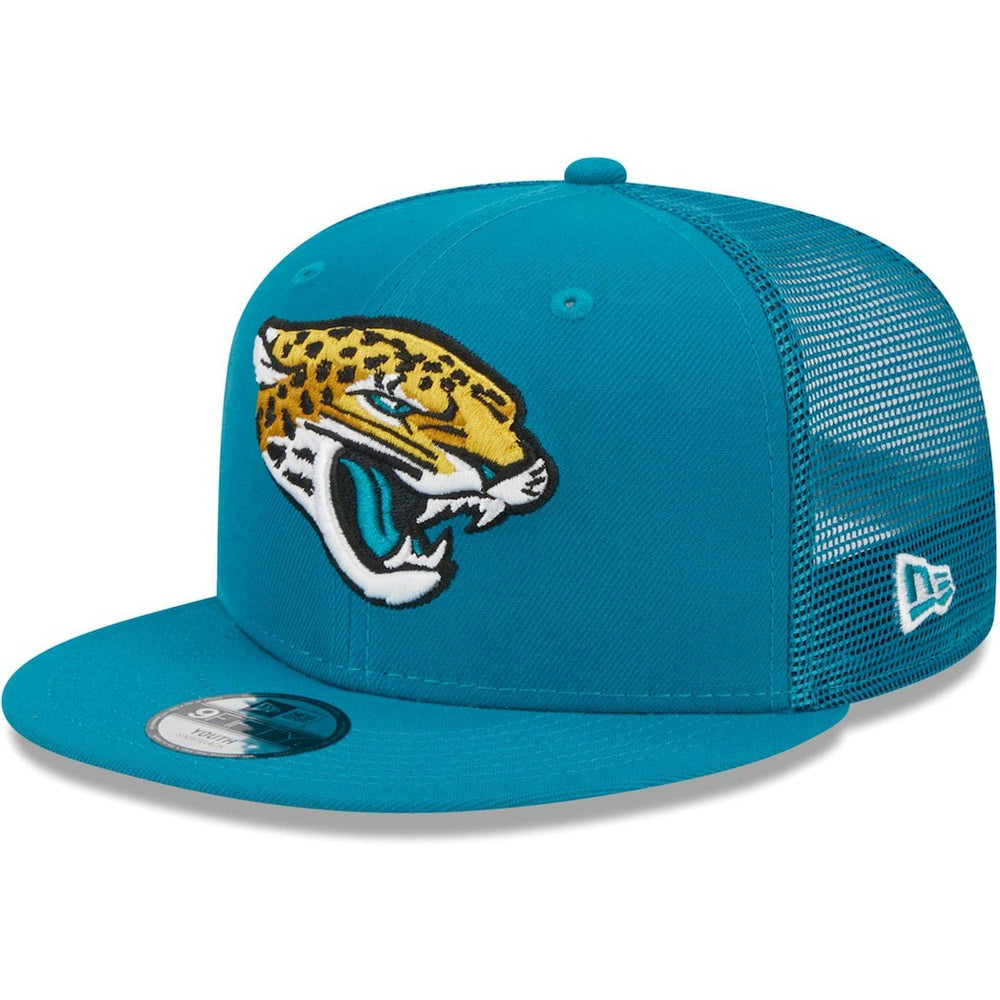 Youth Main Trucker 9FIFTY Snapback Hat - Jacksonville Jaguars Hats