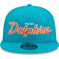 Main Script 9FIFTY Snapback Hat - Miami Dolphins Hats