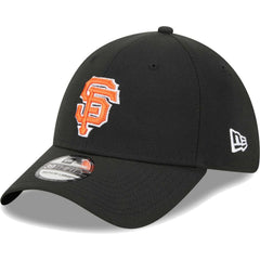 Black San Francisco Giants New Era Logo 39THIRTY Flex Hat