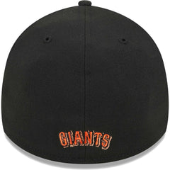 Black San Francisco Giants New Era Logo 39THIRTY Flex Hat