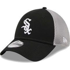 Black Chicago White Sox New Era Team Neo 39THIRTY Flex Hat