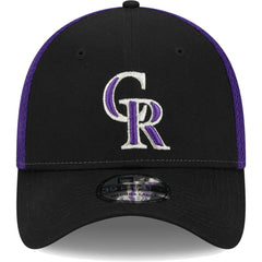Black Colorado Rockies New Era Team Neo 39THIRTY Flex Hat