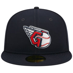 Navy Cleveland Guardians New Era Primary Logo 2019 MLB All-Star Game Team Color 59FIFTY Fitted Hat