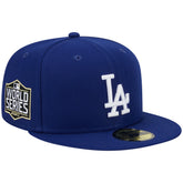Royal Los Angeles Dodgers New Era 2020 World Series Team Color 59FIFTY Fitted Hat
