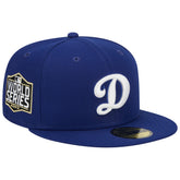 Royal Los Angeles Dodgers New Era Alternate Logo 2020 World Series Team Color 59FIFTY Fitted Hat