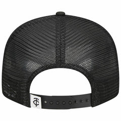 Black Minnesota Twins New Era Trucker 9FIFTY Snapback Hat