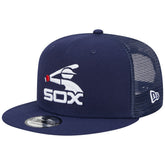 Navy Chicago White Sox New Era Cooperstown Collection Team Color Trucker 9FIFTY Snapback Hat