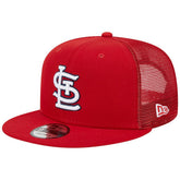 Red St. Louis Cardinals New Era Team Color Trucker 9FIFTY Snapback Hat