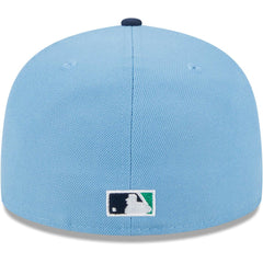 Light Blue/Navy Los Angeles Dodgers New Era Green Undervisor 59FIFTY Fitted Hat