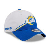 Youth 2023 Sideline 9TWENTY Adjustable Hat - Los Angeles Rams Hats