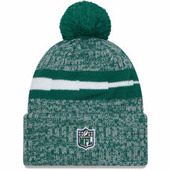 2023 Sideline Cuffed Knit Hat With Pom - New York Jets Hats