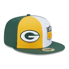 2023 Sideline 59FIFTY Fitted Hat - Green Bay Packers Hats